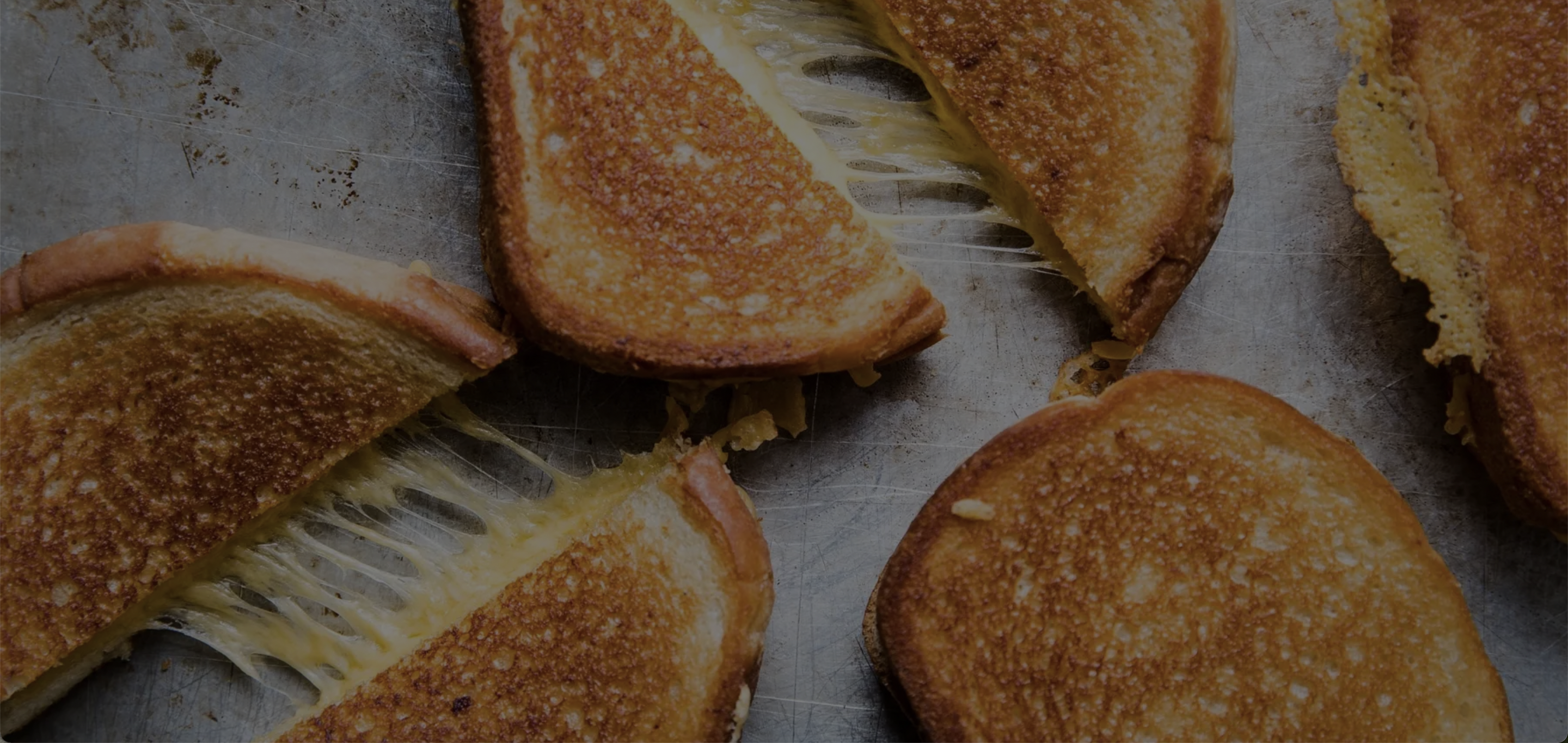 Stringy Grilled Cheese Sandwich